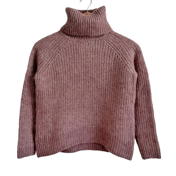 Aritzia Talula Vauzhall Loose Knit Turtleneck Sweater - Picture 1 of 17
